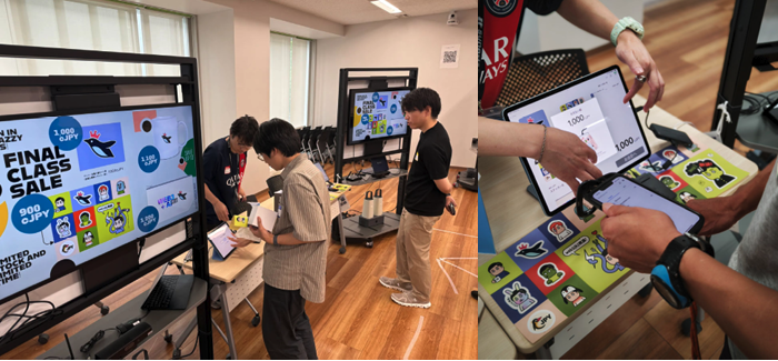 「ChibaTech Expo 2025」にて行われた実証実験の様子
