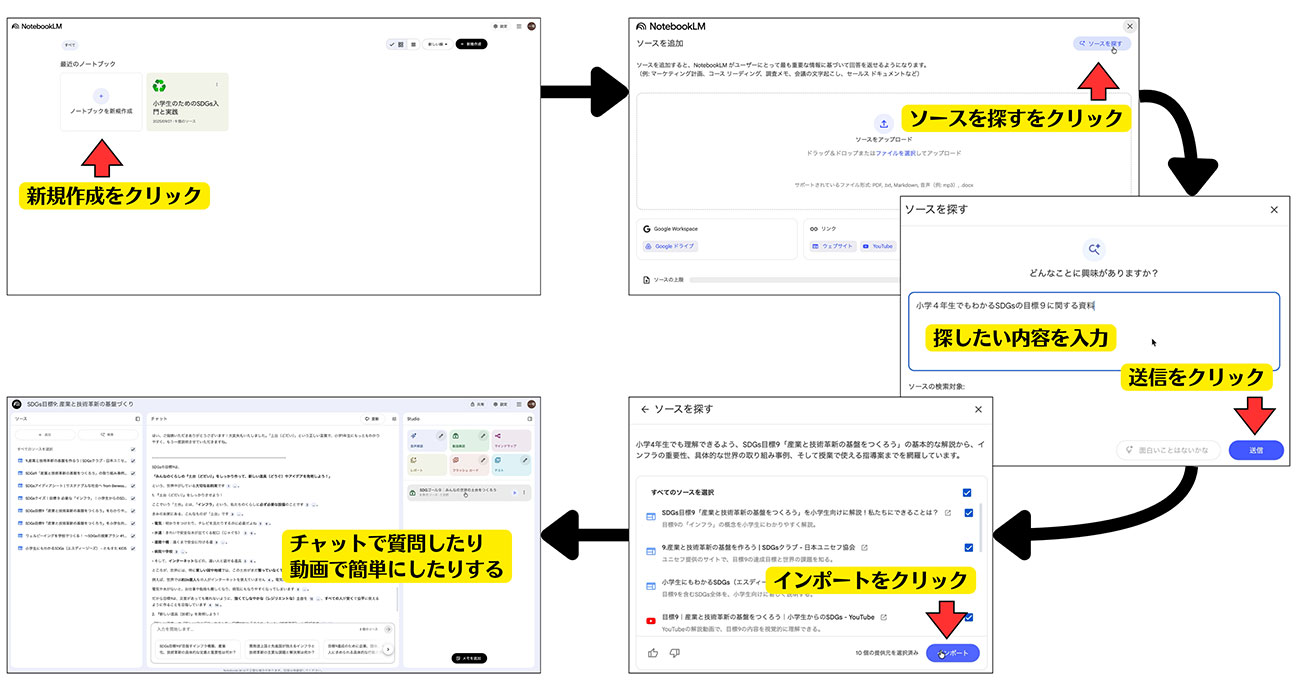 NotebookLMに解説させる手順