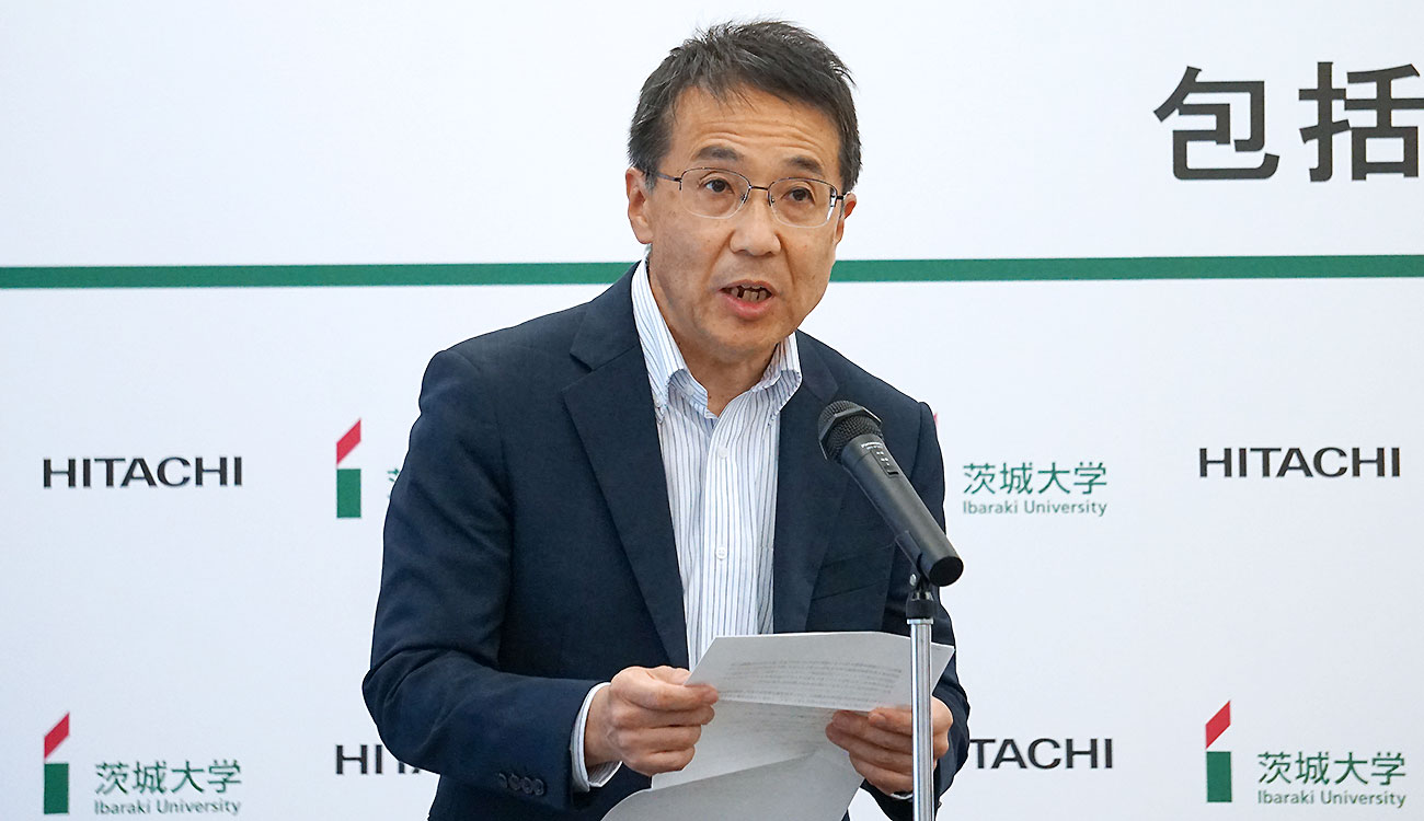 茨城大学工学部 工学部長 乾正知氏