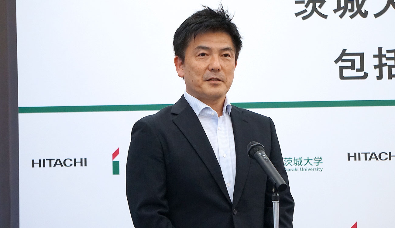 株式会社日立製作所 ひたち協創プロジェクト推進本部 本部長 佐野豊氏