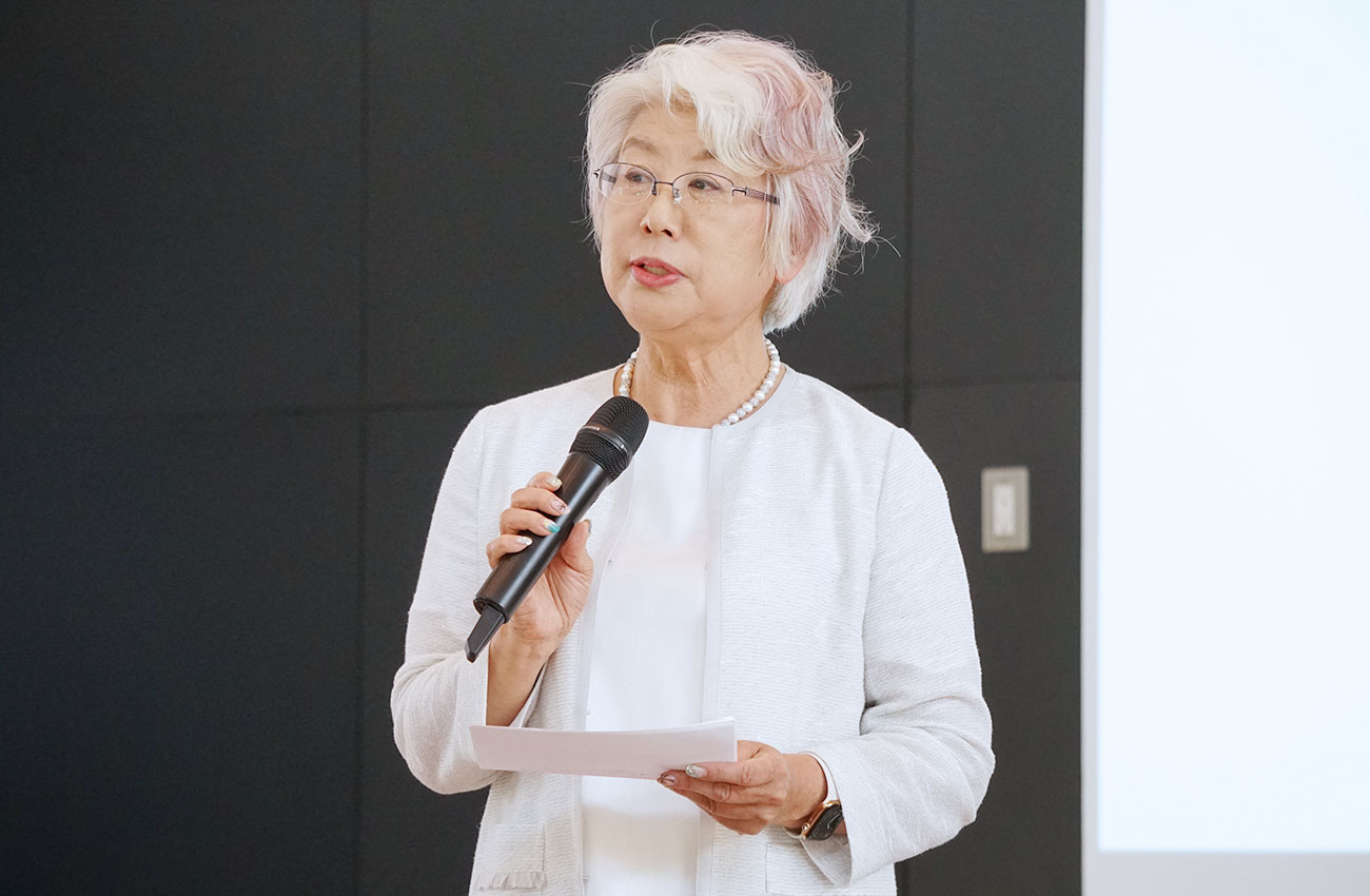 武蔵野大学 学長 小西聖子氏